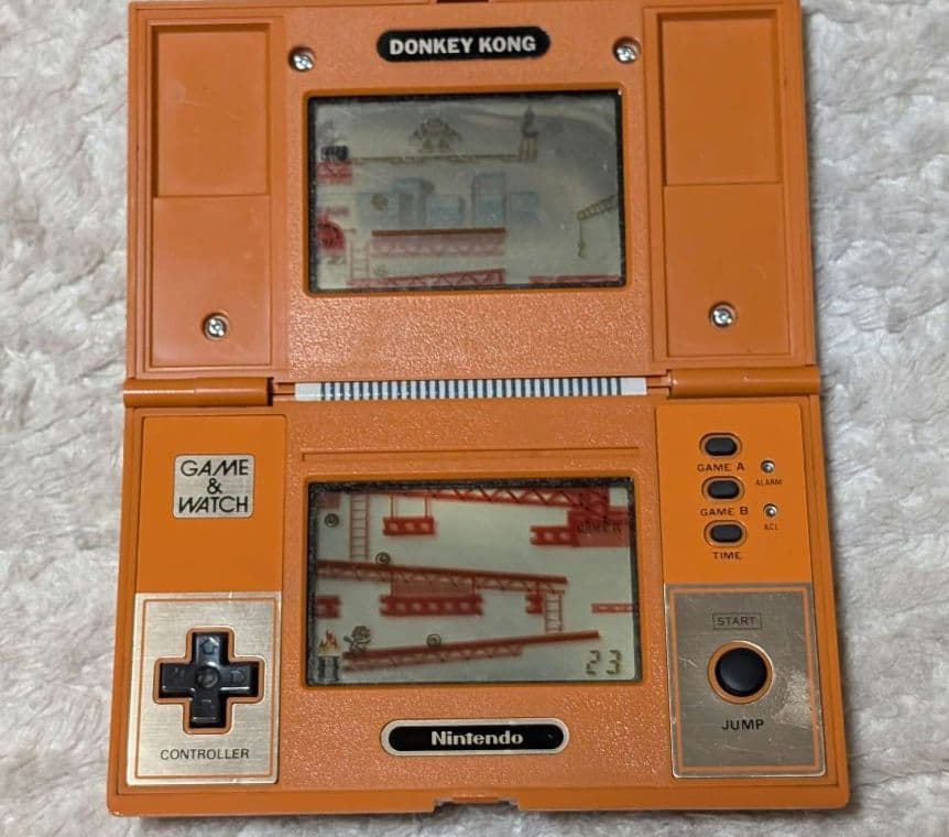 【動作確認済】任天堂 ゲームウォッチ ドンキーコング マルチスクリーン 電池付