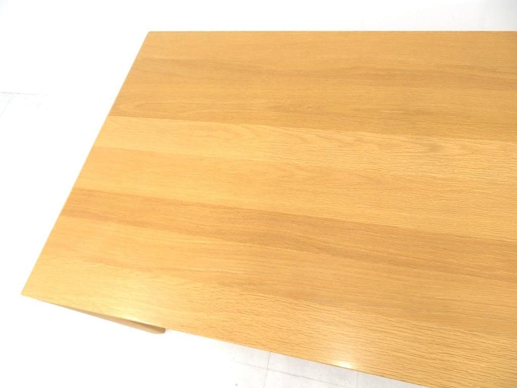 展示品　カンディハウス　オーク材　ナラ材　ダイニングテーブル　ウイングラックス