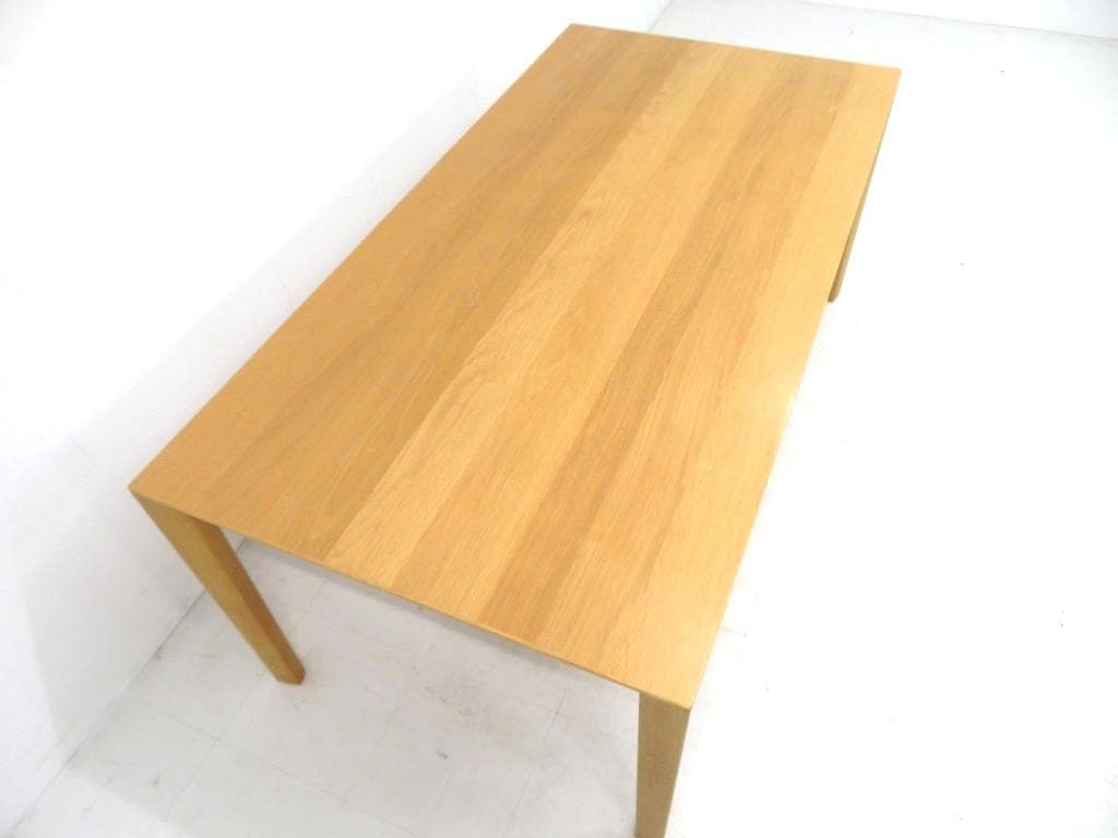 展示品　カンディハウス　オーク材　ナラ材　ダイニングテーブル　ウイングラックス