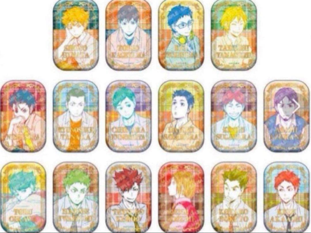 ハイキュー！！スクエア缶バッジ （第一弾）