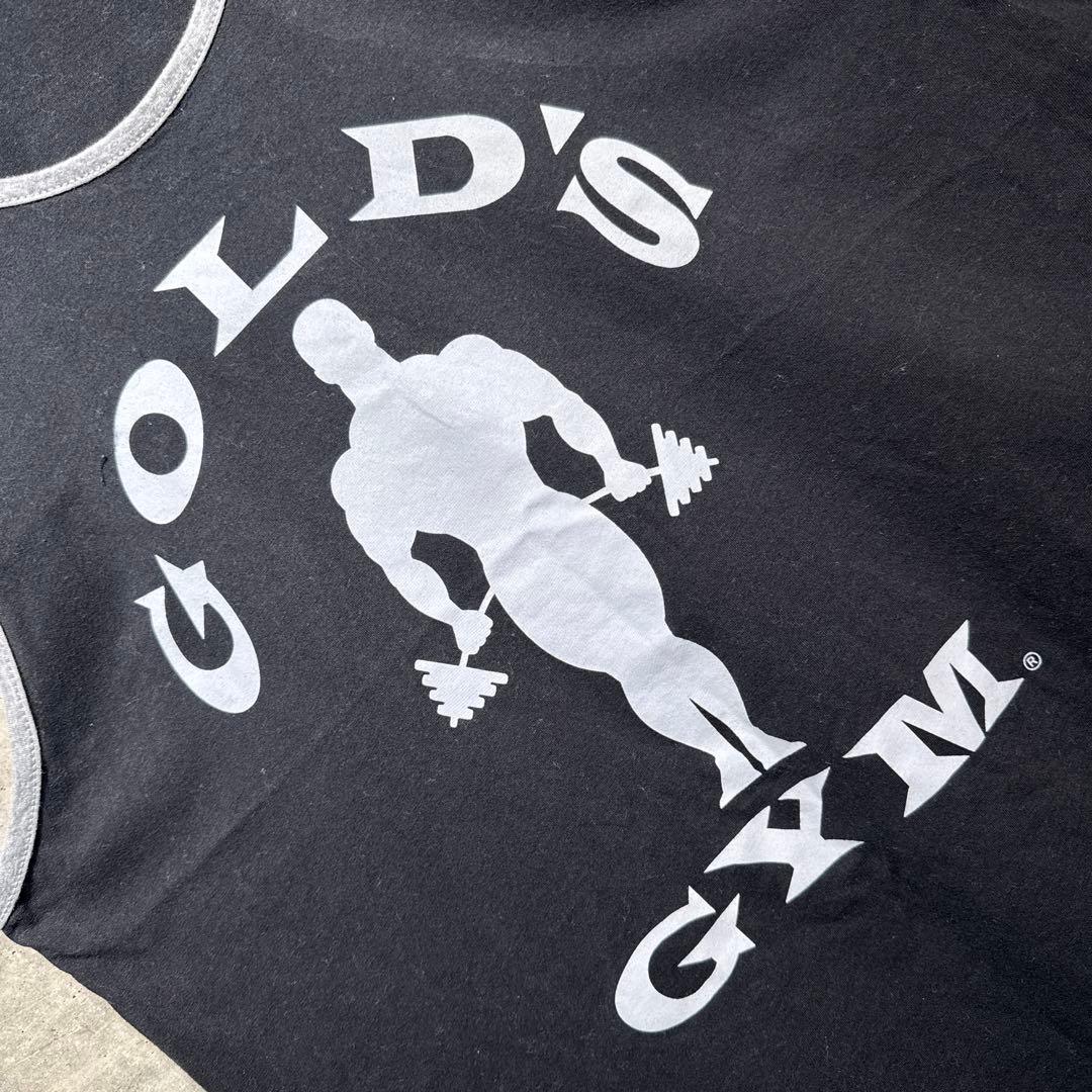 やまなーGOLD'S GYM リンガータンクトップ 黒　横川尚孝着用モデル