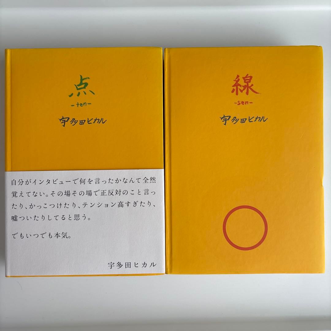 宇多田ヒカル　点 ~ten~と線~sen~二冊セット