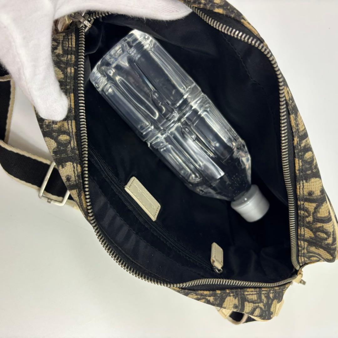 クリスチャンディオール ショルダーバッグ トロッター PVC パテントレザー