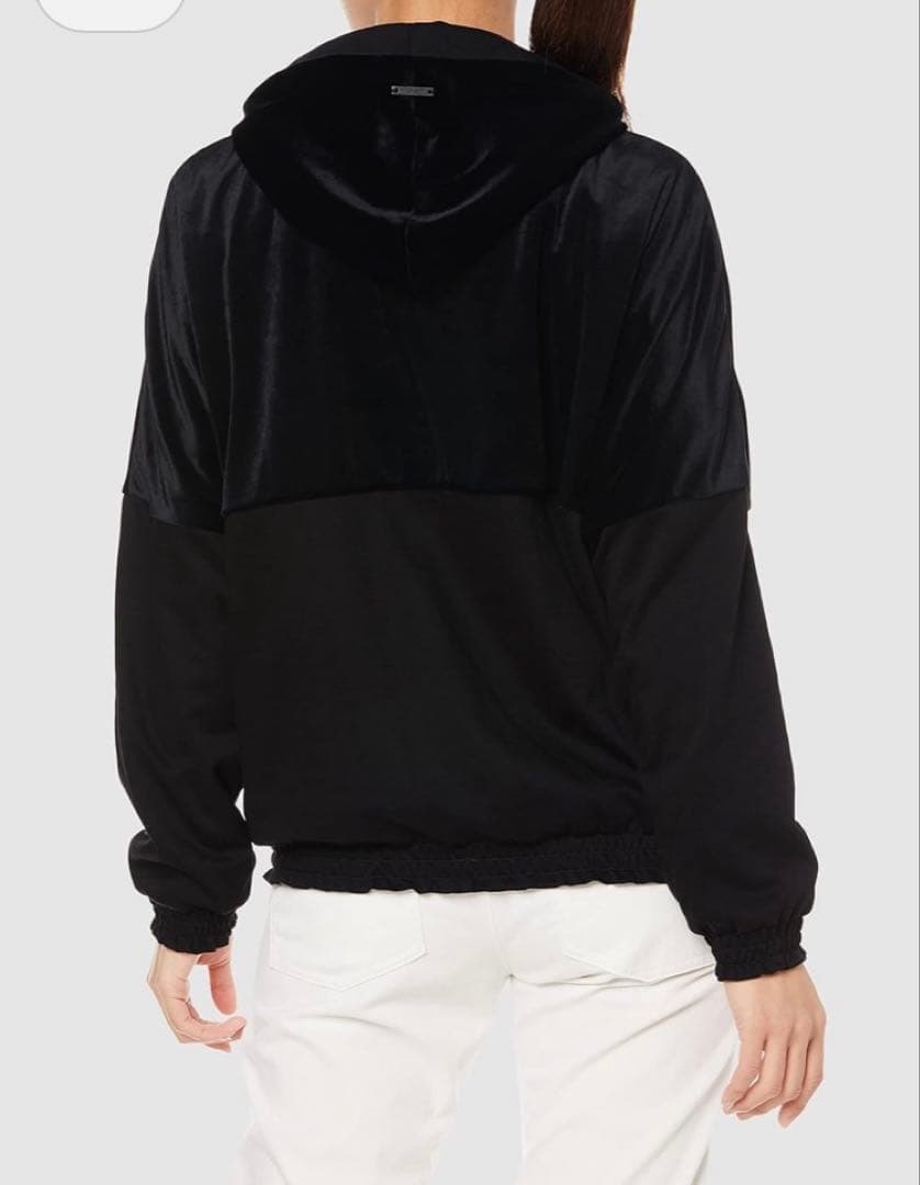 ⭐️超美品⭐️マスターバニー　ベロア　切り替えジップパーカー　ジャケット　蓄熱　黒