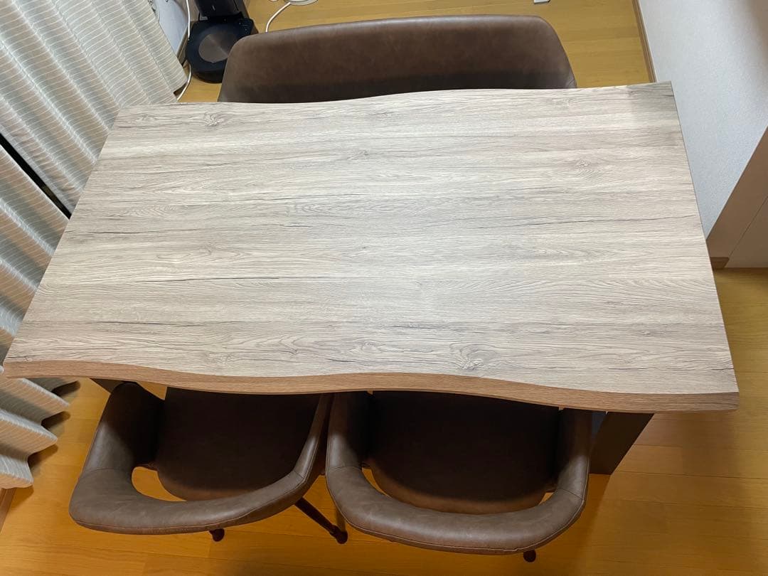 【引き取り限定】ダイニングテーブル 4点セット 140x80 cm