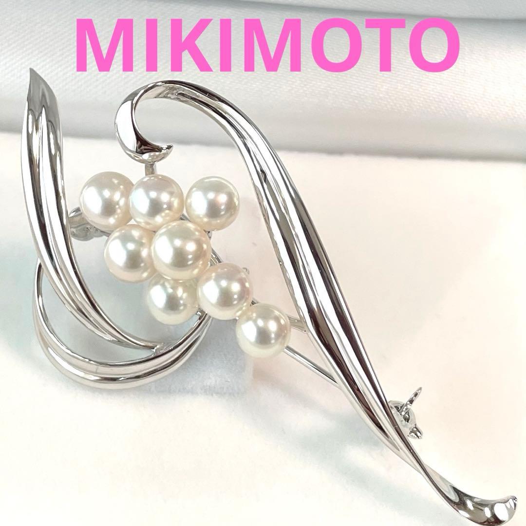 ミキモト　パールブローチ　あこや真珠　本真珠　入学式　卒業式　ベビーパール