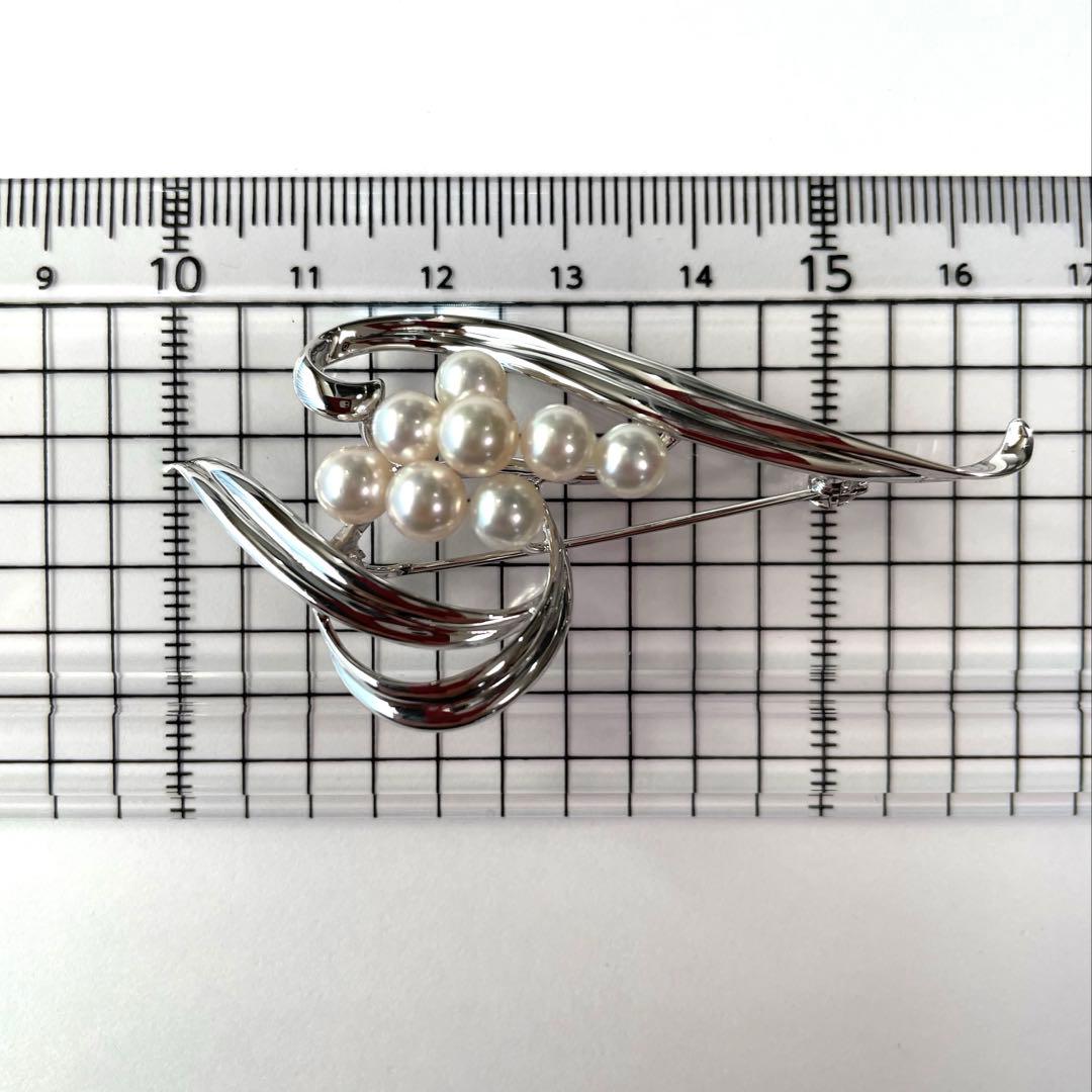 ミキモト　パールブローチ　あこや真珠　本真珠　入学式　卒業式　ベビーパール