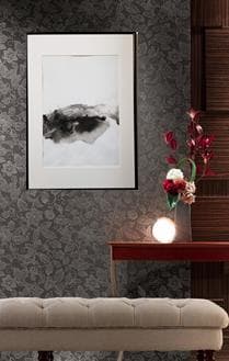 モノクロ絵画　抽象画　アート　B2サイズ　インテリア　モデルルーム