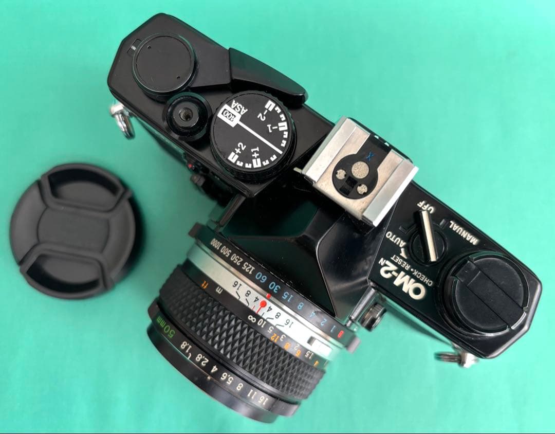 ★ OLYMPUS OM-2N BLACK + 標準レンズ 50mm