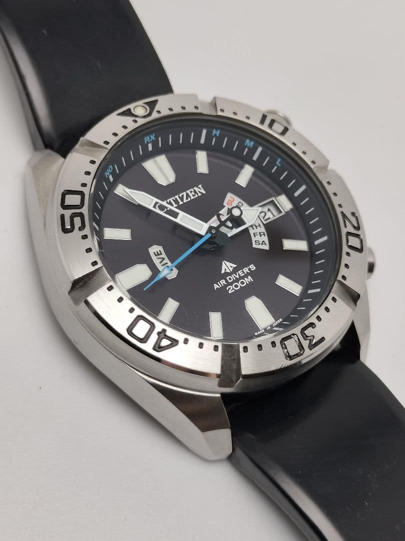 電波時計　シチズン　プロマスター　ダイバー機能　電波ソーラー　H112