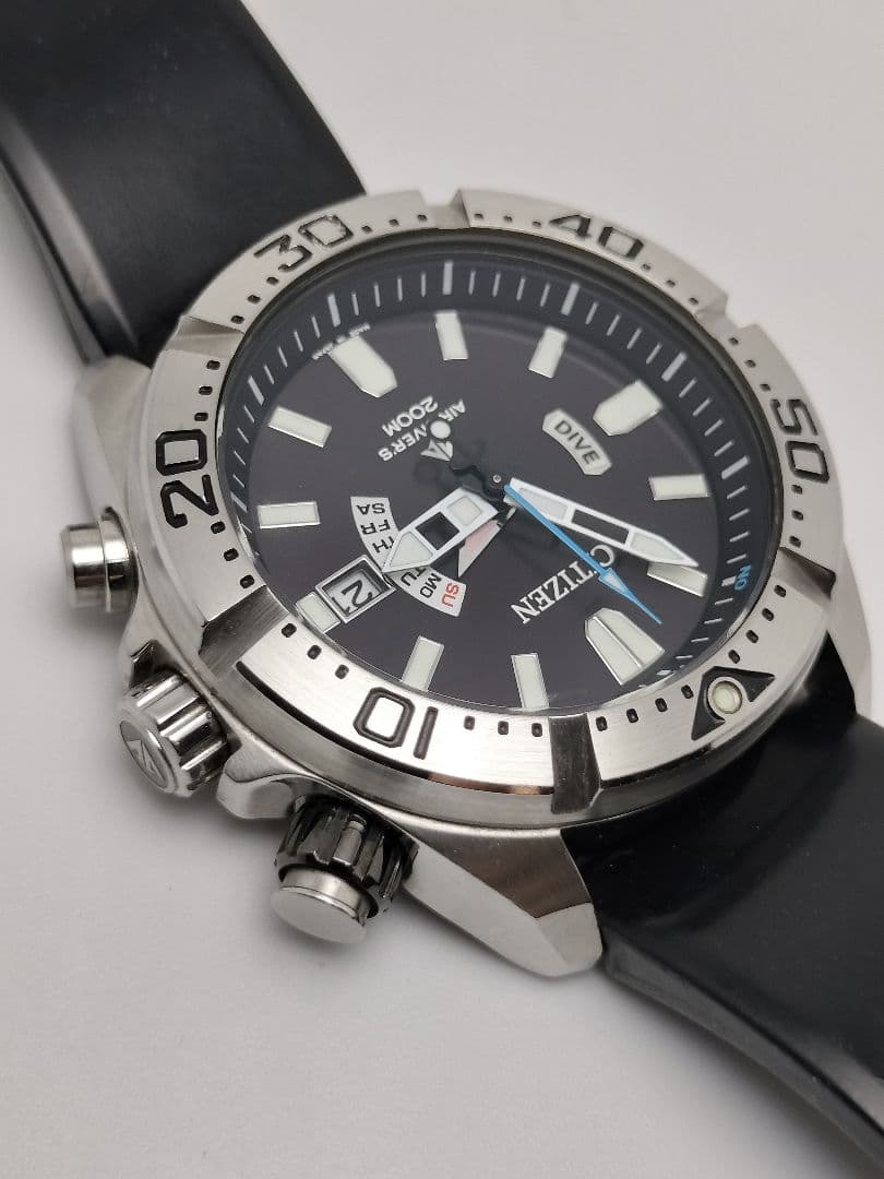 電波時計　シチズン　プロマスター　ダイバー機能　電波ソーラー　H112