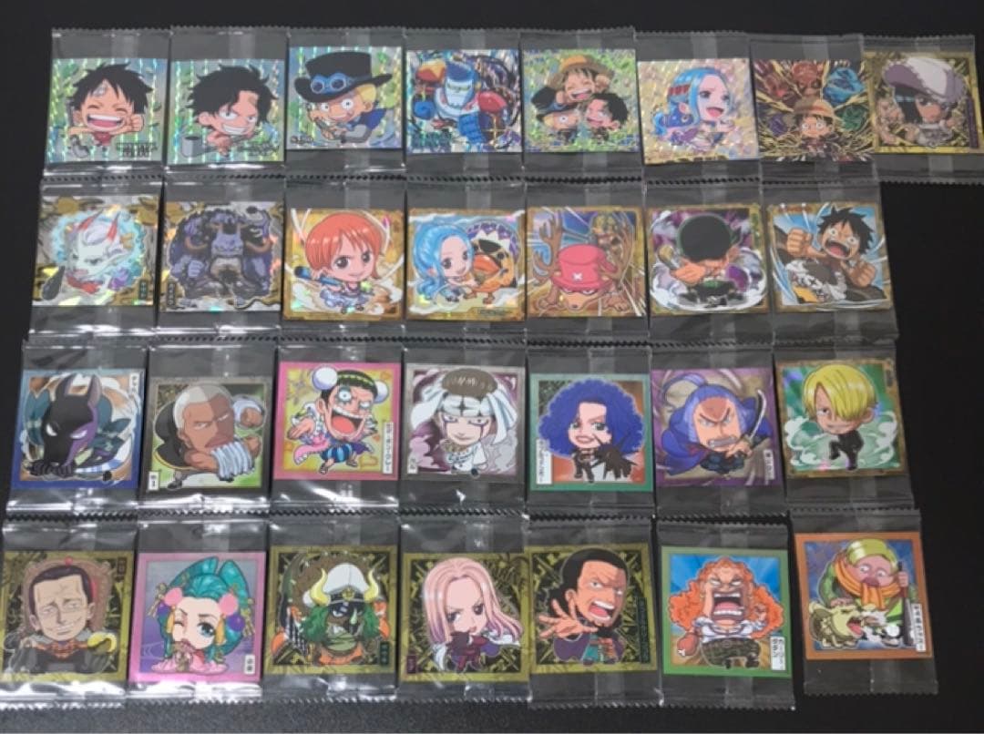 ワンピース　ウエハース　シール　大量　￼￼￼L￼og1〜7まで