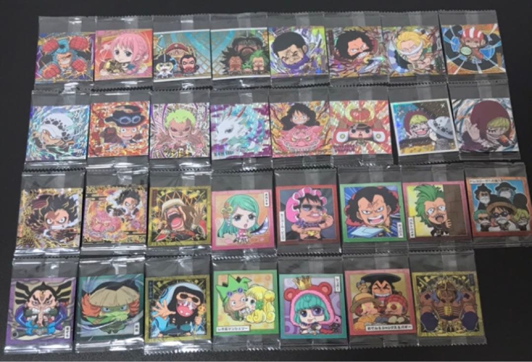 ワンピース　ウエハース　シール　大量　￼￼￼L￼og1〜7まで