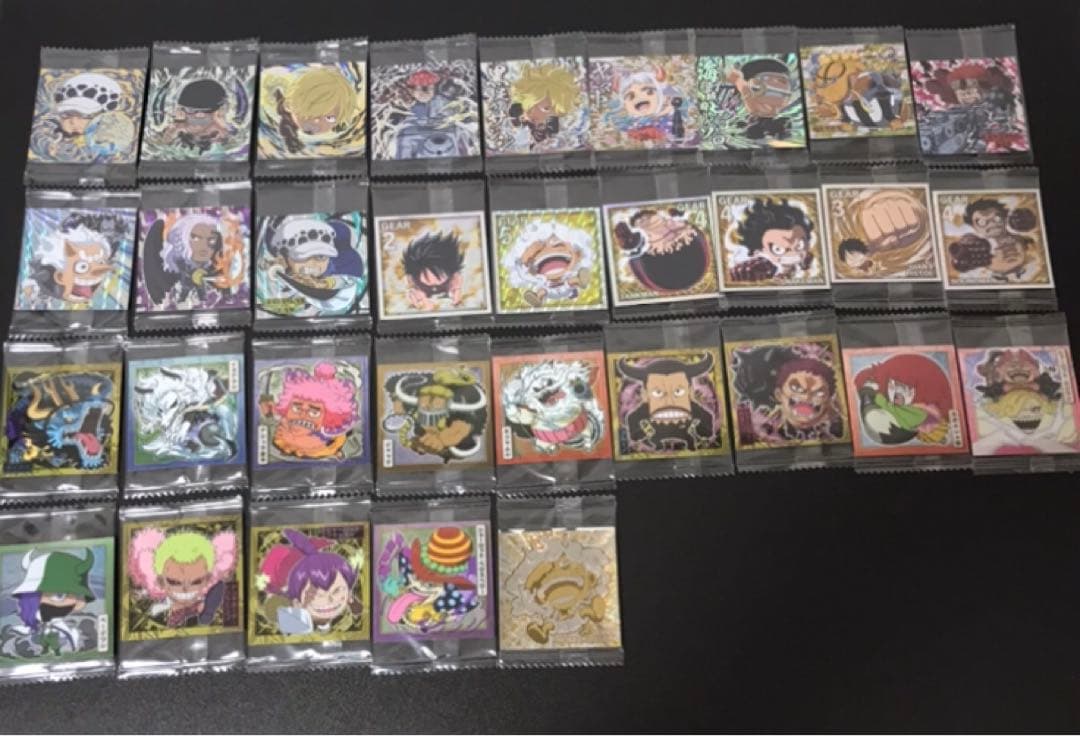 ワンピース　ウエハース　シール　大量　￼￼￼L￼og1〜7まで