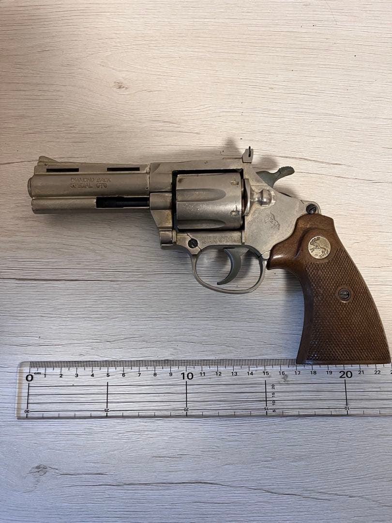 CMC 金属製シルバーリボルバー モデルガン　ビンテージ