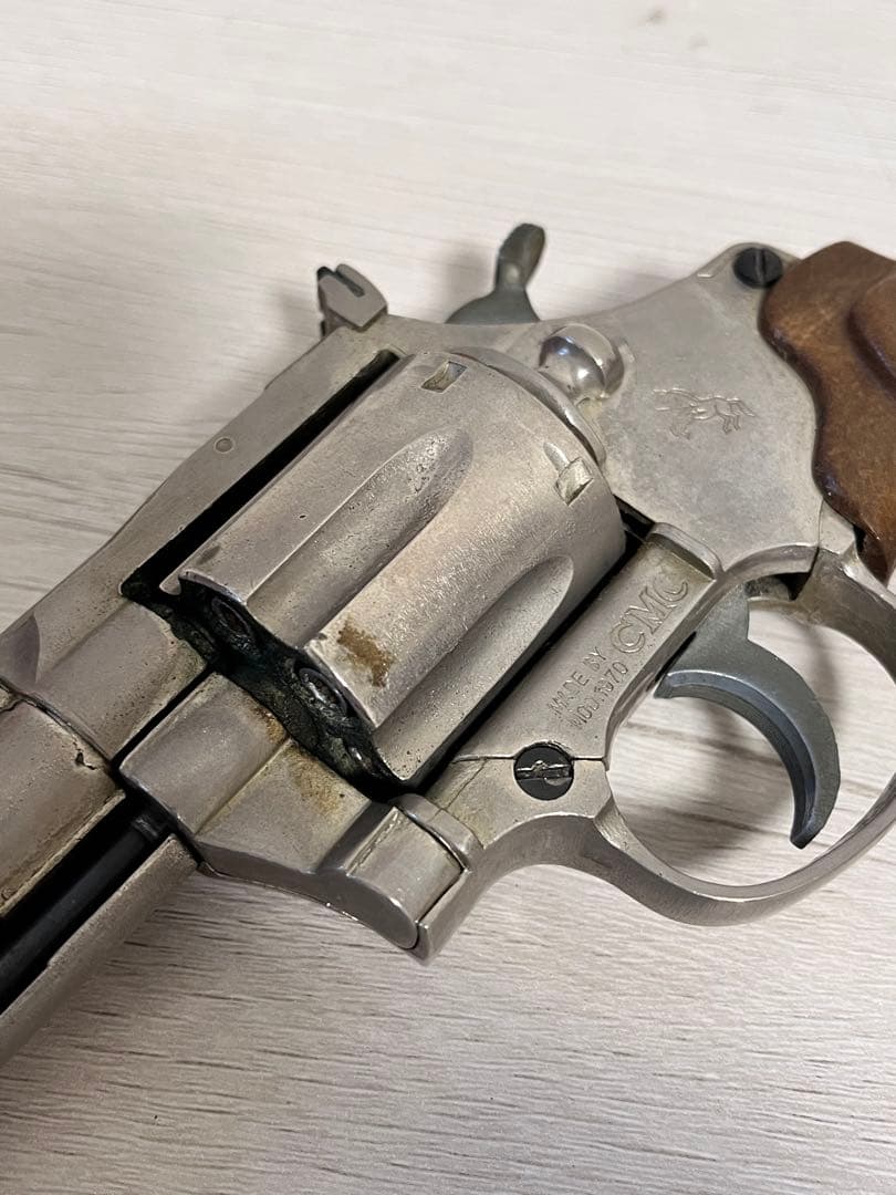 CMC 金属製シルバーリボルバー モデルガン　ビンテージ