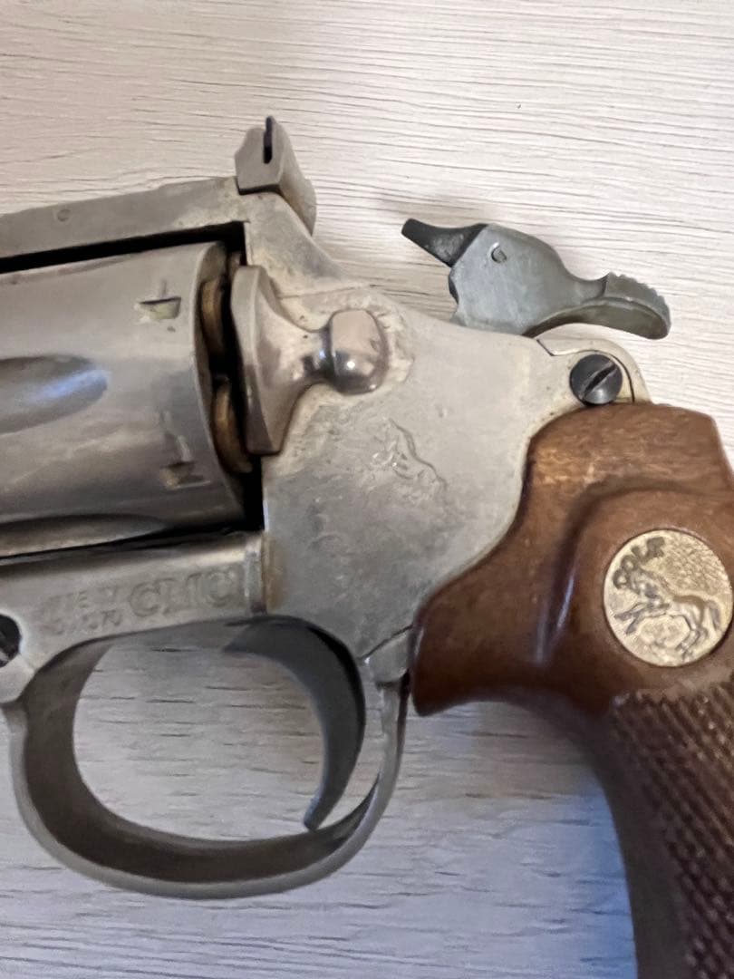 CMC 金属製シルバーリボルバー モデルガン　ビンテージ