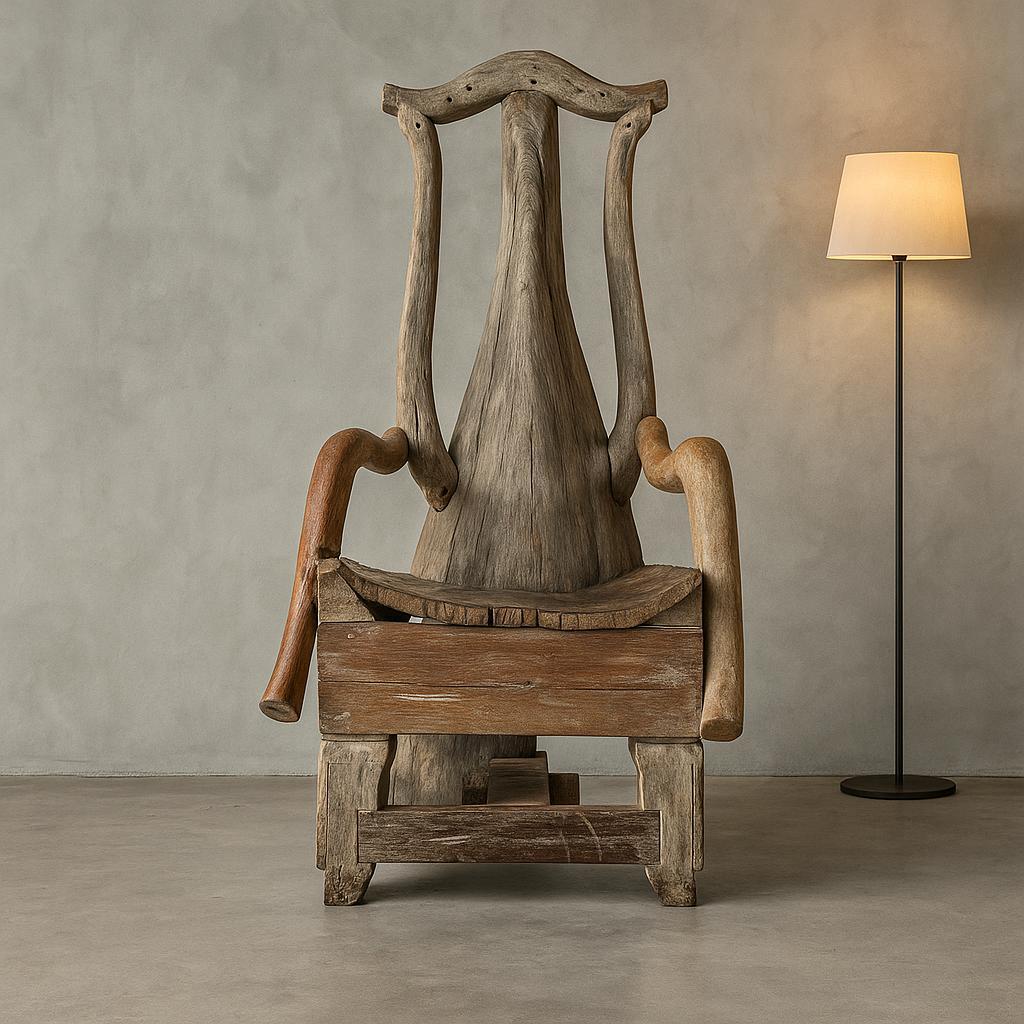 唯一無二　民族美術（Tribal Art）　トライバルキングチェア