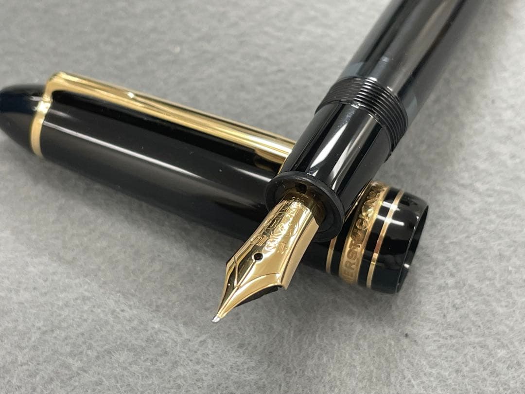 【極美品】モンブラン 146 万年筆 全金14K、ワイルドスワンズ ピークアブー