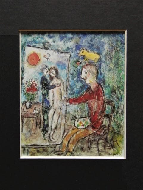 マルク・シャガール【ARTIST PAINTING THE LOVERS】