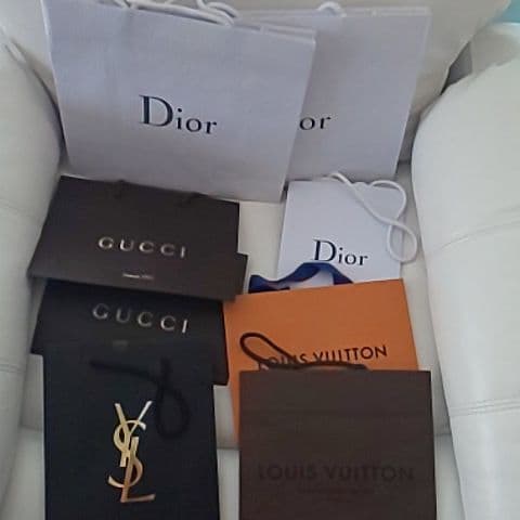 ８枚セット★美品★グッチ Dior ヴィトン サンローラン ブランド袋