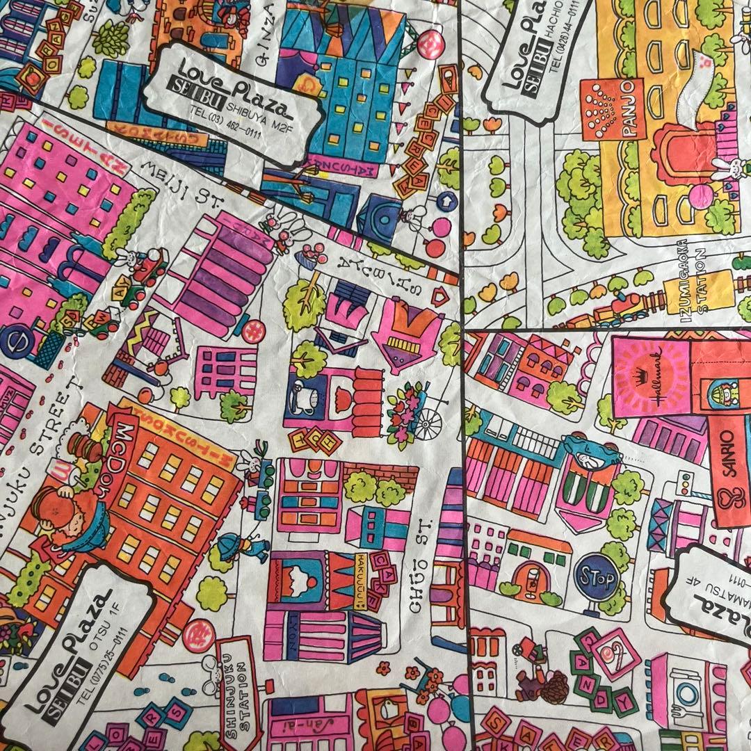 サンリオ ディズニー 昭和レトロ 包装紙 まとめ売り ラッピング 紙モノ