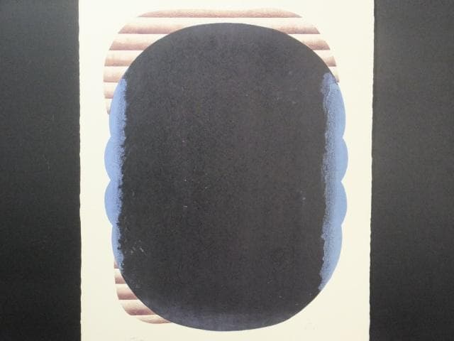 現菅井汲　直筆サイン『MASSE NOIRE　黒のマッス』リトグラフ 1010I