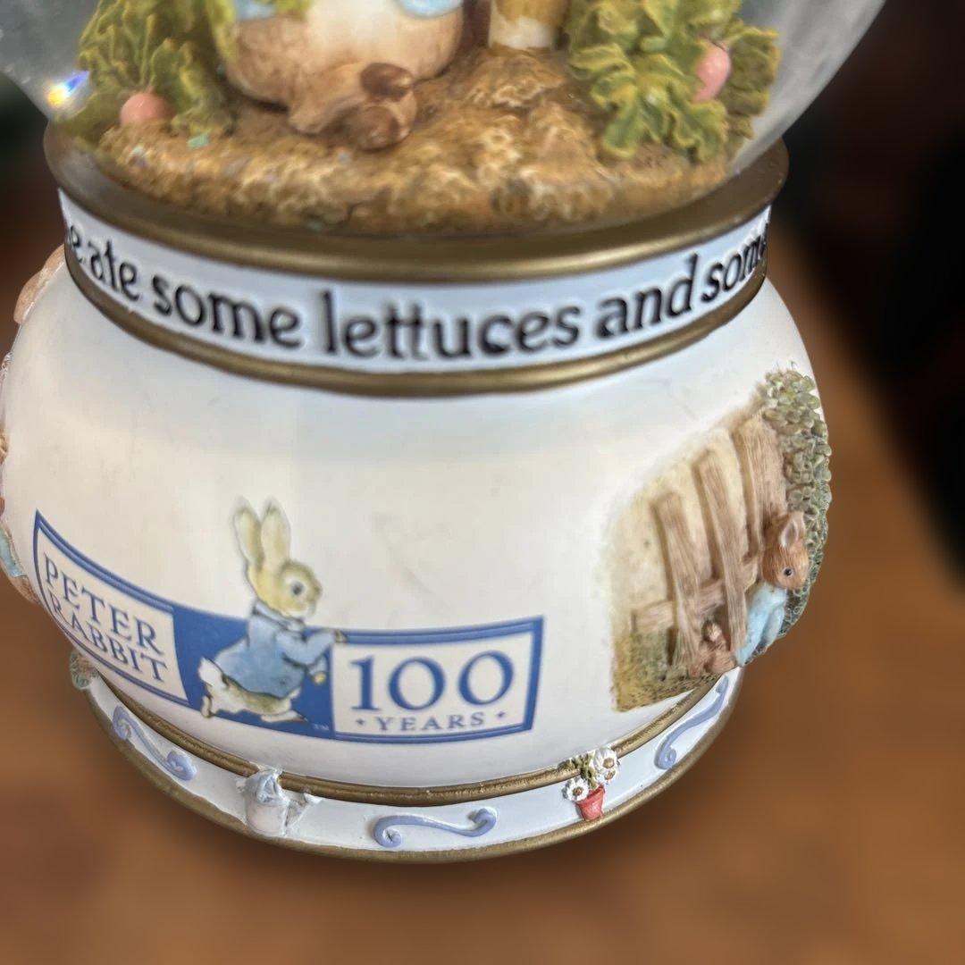 希少　ピーターラビット　スノードーム　オルゴール