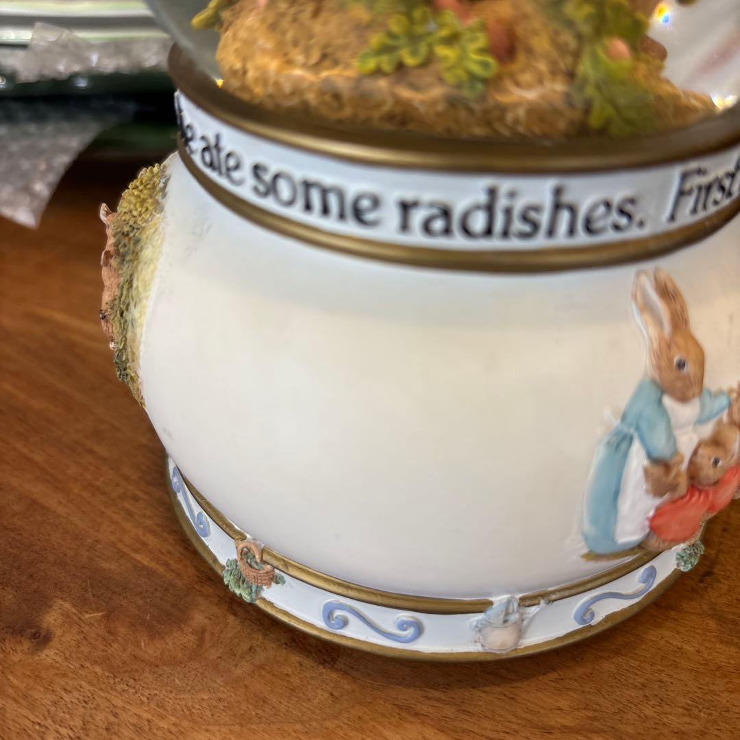 希少　ピーターラビット　スノードーム　オルゴール