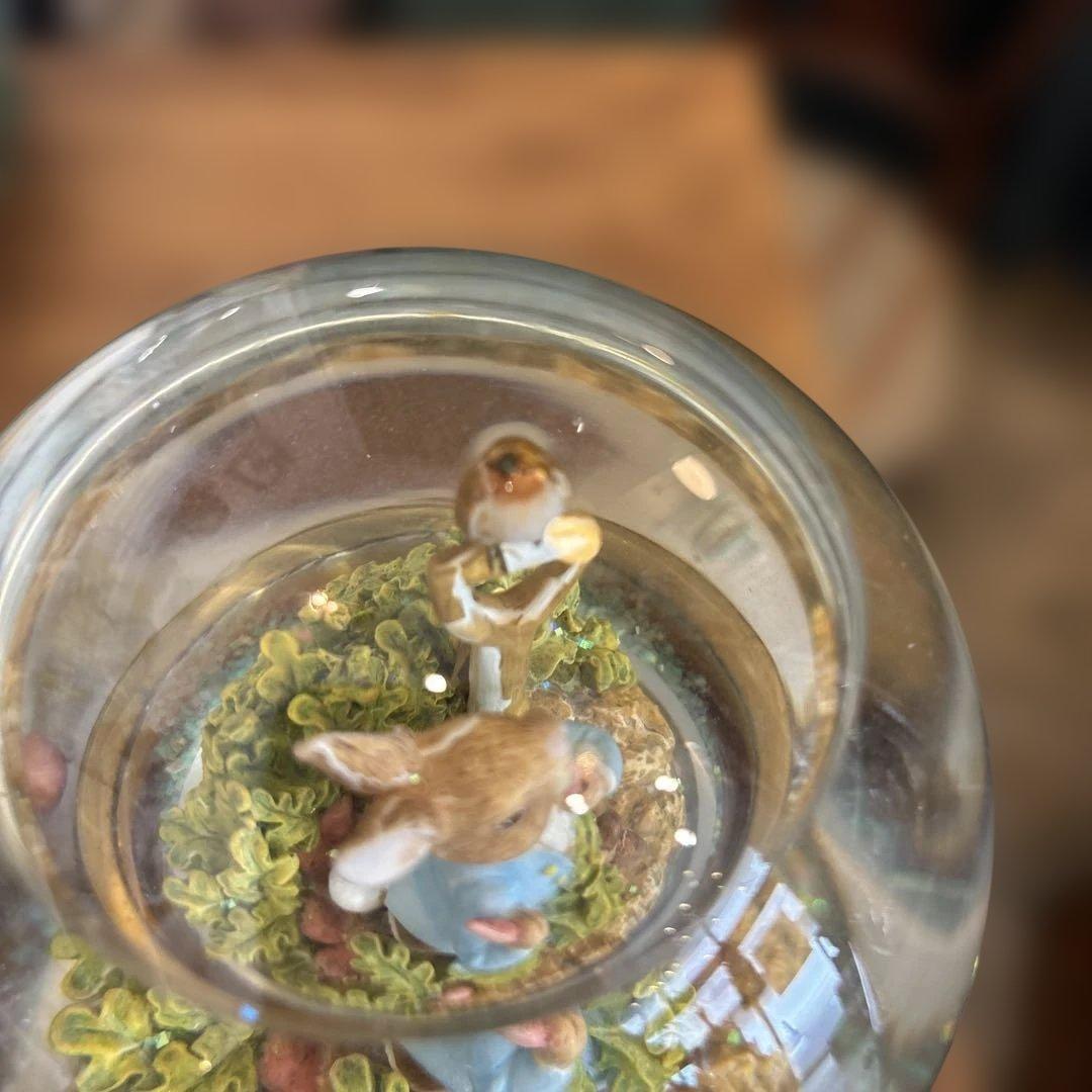 希少　ピーターラビット　スノードーム　オルゴール