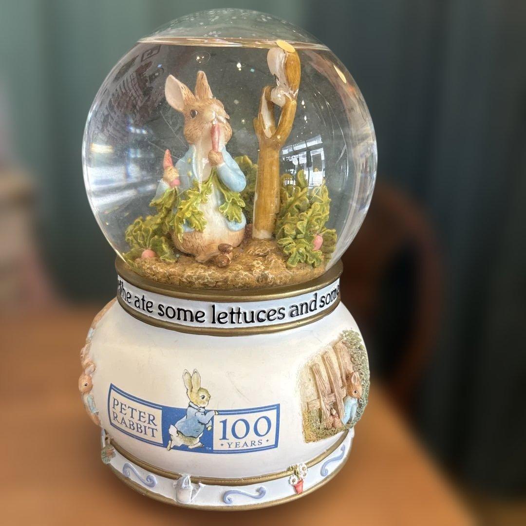希少　ピーターラビット　スノードーム　オルゴール