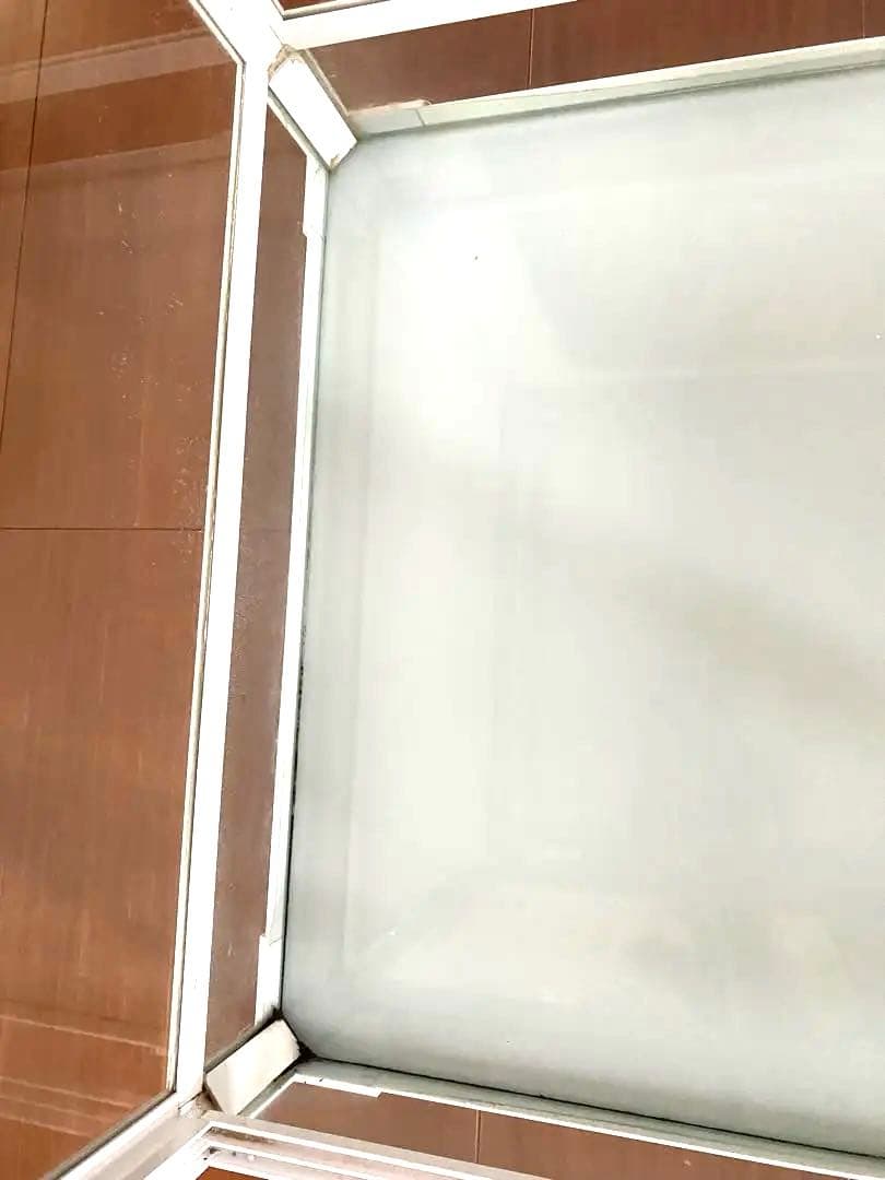 ガラス飼育ケース ホワイト 中型 上部開閉式60×45