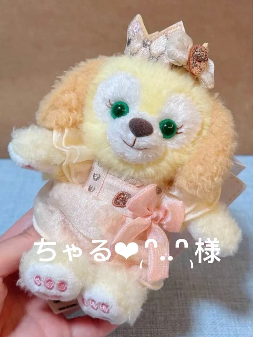 お顔厳選❗️上海ディズニー　バースデー　クッキーアン肩のせ➕ぬいぐるみSS