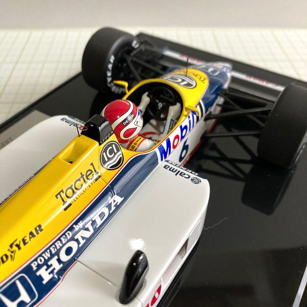 ミニチャンプス製　1/18 WILLIAMS HONDA FW11B ＃6