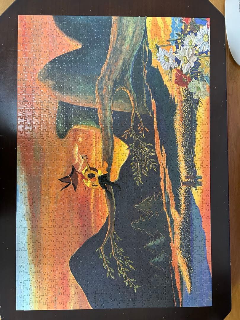 ジグソーパズル　ムーミン　夕暮れのスナフキン　1000ピース　中古品