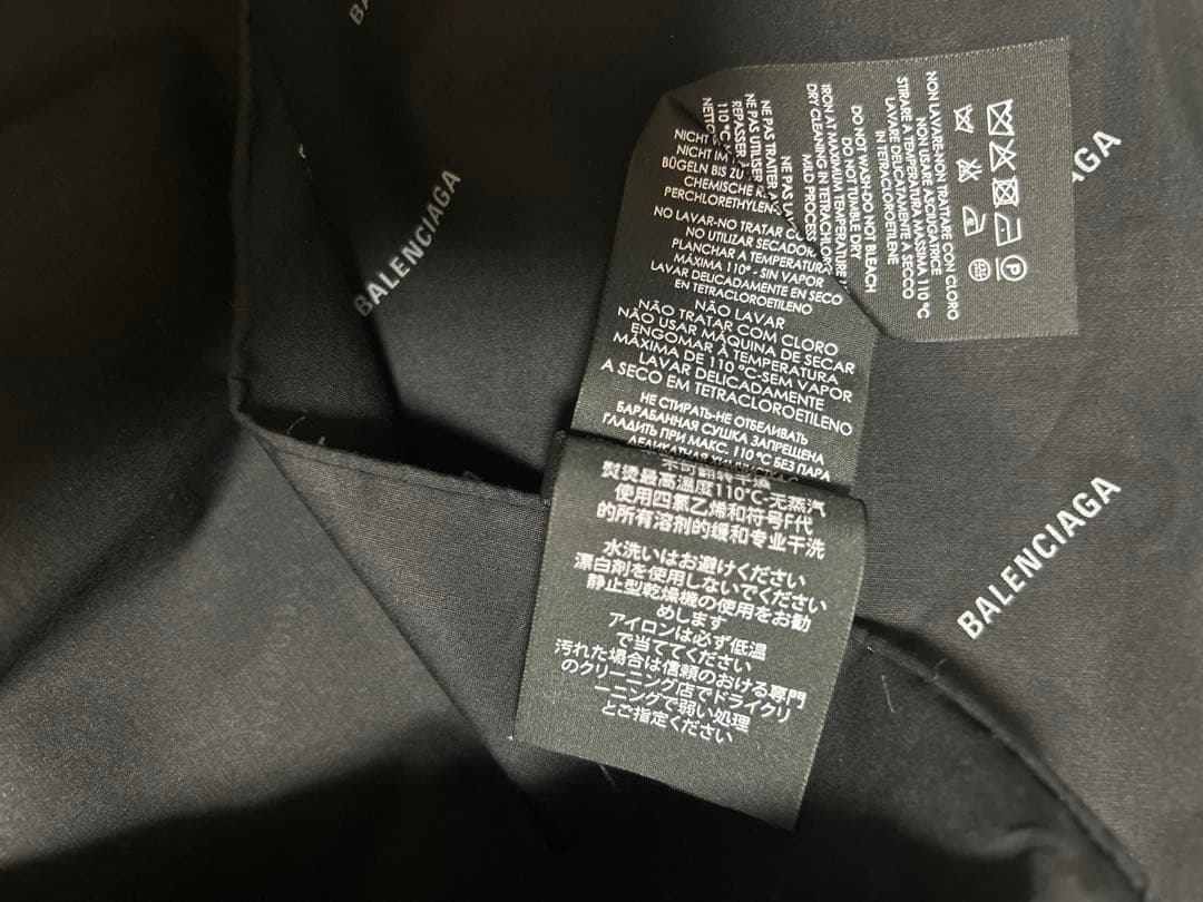 BALENCIAGA ブラック バンダナ