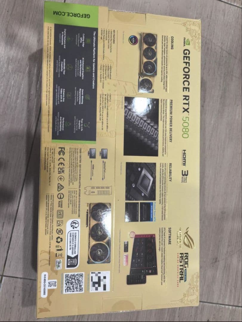 ギター RTX5080 ROG-ASTRAL