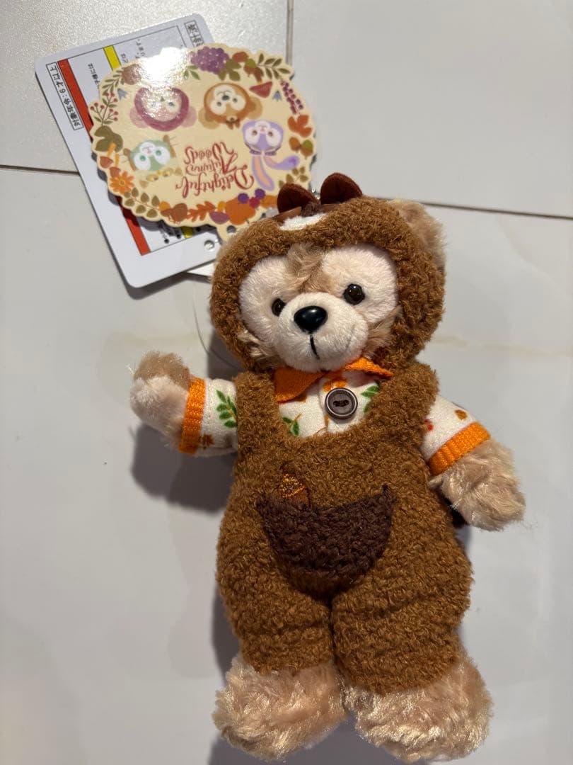 希少タグ付ダッフィー 秋のぼうけんディズニーシーぬいぐるみ 4体セット