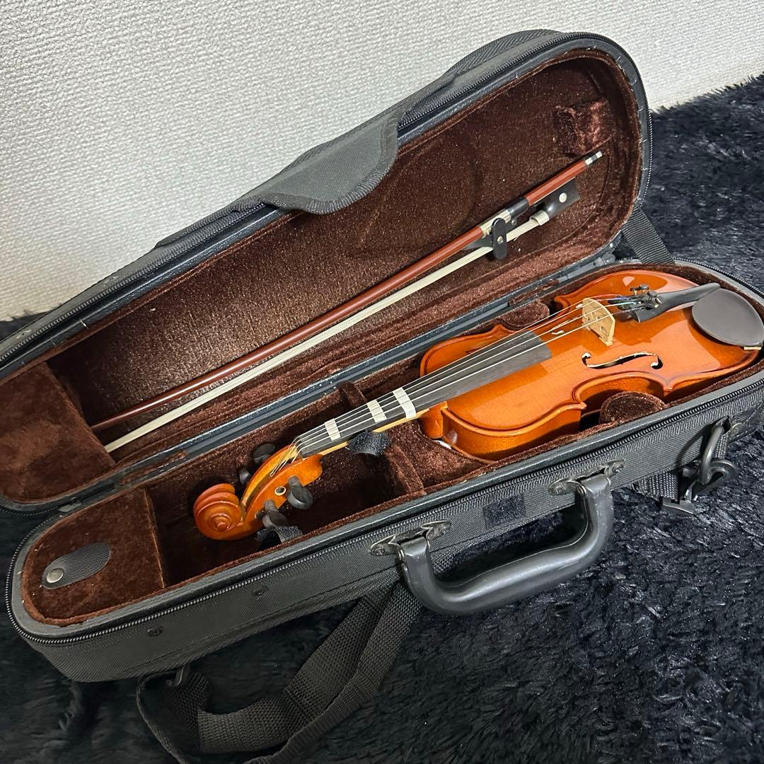 希少 バイオリン 1/16サイズ 子供用 ミニ 弦楽器 弓 ケース付属