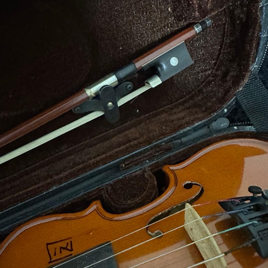 希少 バイオリン 1/16サイズ 子供用 ミニ 弦楽器 弓 ケース付属