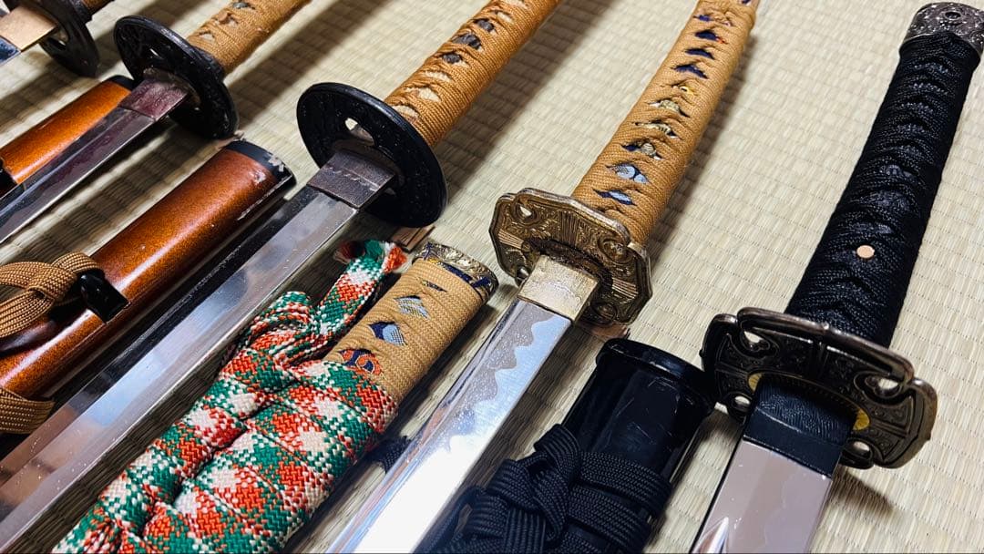 模造刀 6振り まとめ売り限定 格安 パーツ取り 資料 ジャンク251013-1