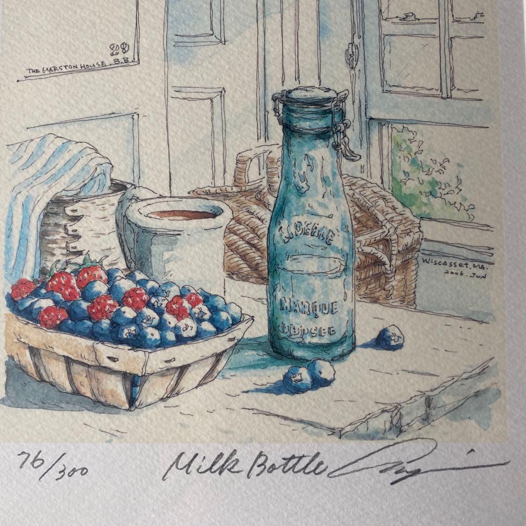 内田新哉★水彩原画　直筆サイン入り♪