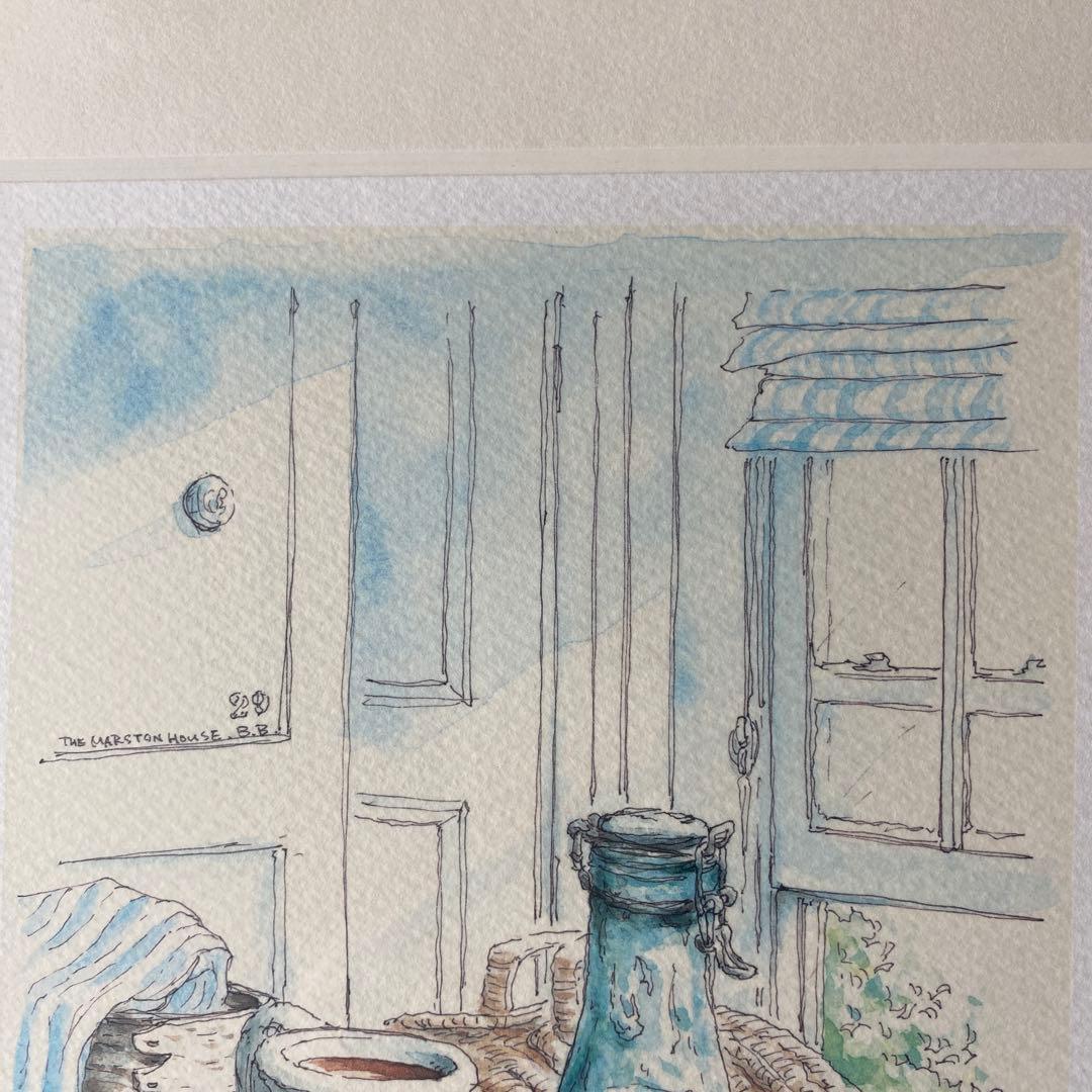 内田新哉★水彩原画　直筆サイン入り♪