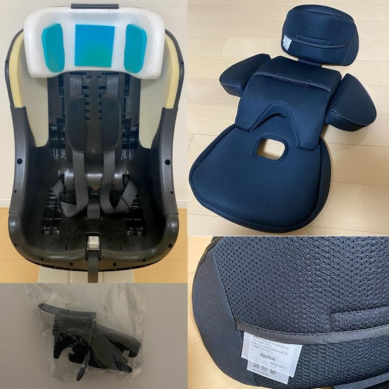 【美品】アップリカ 最高級チャイルドシート クルリラビッテエックス ブラック