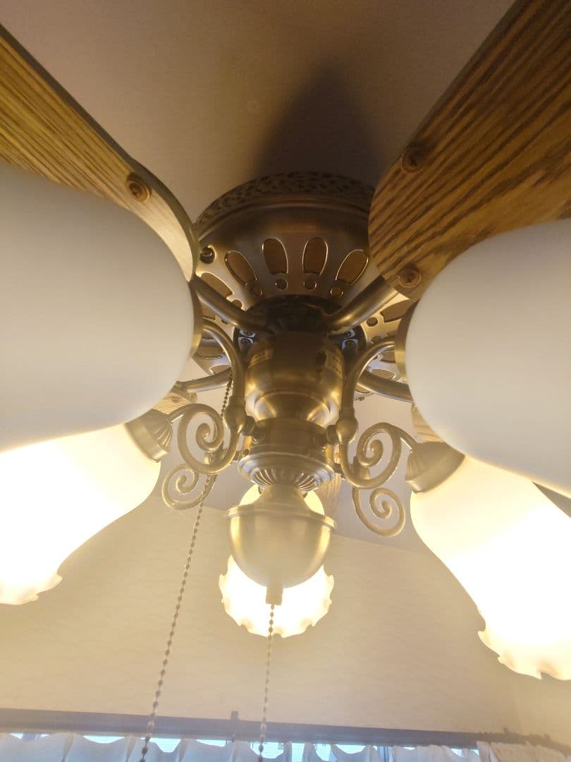 クラシックシーリングファン 5灯　5枚羽