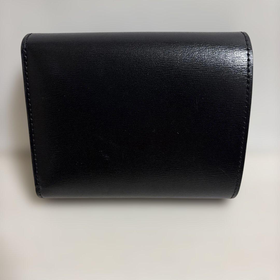 セリーヌ　スモール フラップウォレット トリオンフ / シャイニーカーフスキン