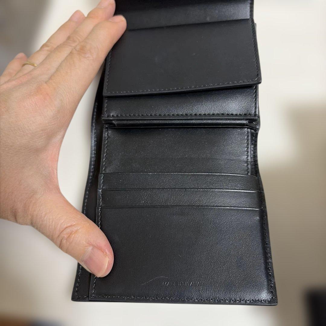 セリーヌ　スモール フラップウォレット トリオンフ / シャイニーカーフスキン