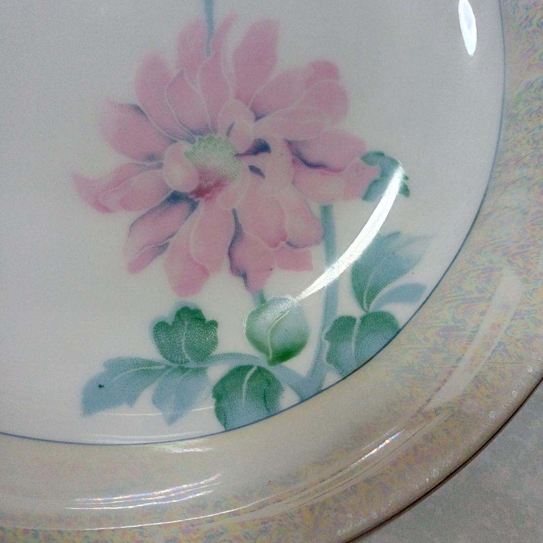 オールドノリタケ 皿 ラスター彩 戦前 日本陶器會社 ヤジロベー印