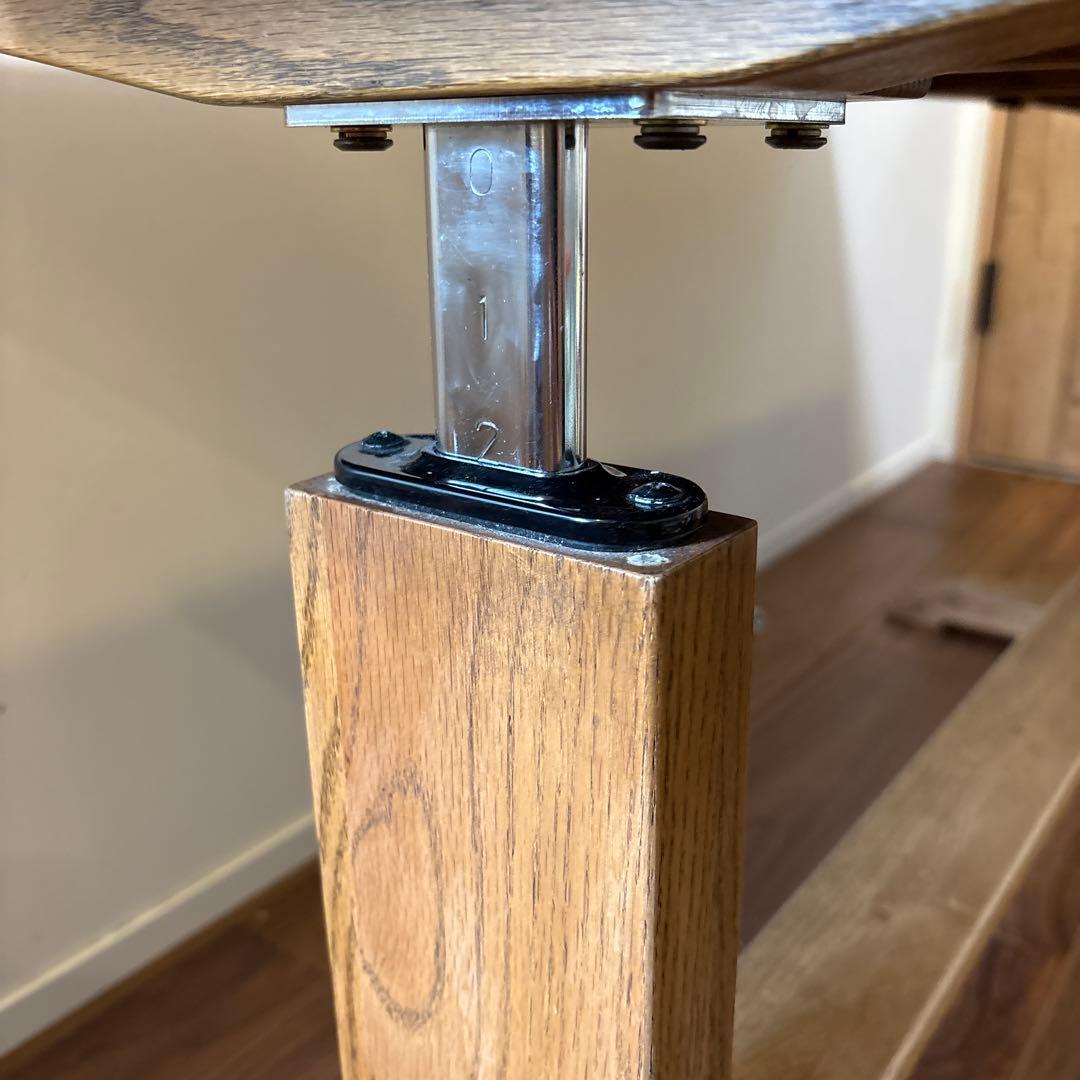 最終セール！モモナチュラル　テーブル　VENT 3way ダイニング　オーク