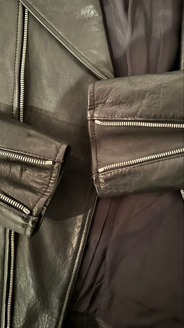 UnitedTokyo カーフダブルライダース サイズ3